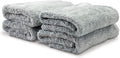 Griot's Garage Microfiber Ultra-Plush Edgeless Towels for Car Detailing, Cleaning, and Polishing, Lint and Scratch-Free, 16” x 16”, Set of 4, 10286