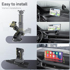 Portable CarPlay Screen for Car,Car Stereo with Apple CarPlay & Android Auto,Incell Touch Screen,4K Dash Cam,1080P Backup Camera,Mirror Link, Voice Control, Bluetooth 5.3,GPS,FM (11.26 Inch)