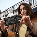 for Samsung Galaxy A36 5G Phone Case - Compatible with MagSafe Women Girls Cute Magnetic Protective Cover Girly Aesthetic Sun Moon Heavy Duty Shockproof Design for Samsung A36 5G Cases 6.7"