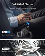 Car Phone Charger Retractable Car Charger 4 in 1 Fast Charger 30W Double USB Type C Retractable Cables 31.5 Inch and 2 USB Ports Car Charger Adapter for iPhone 17/16/15/14/13/12,Samsung,Pixel,iPad