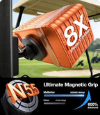 [Military-Grade &28 Powerful Magnets Magnetic Golf Cart Phone Holder for All Phones, 360°Rotation, Golf Cart Accessory for EZGO, Club Car, Yamaha, Best Gift for Men Golfe,Dad Father,Husband