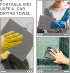 2 Pcs Absorbent Car Cleaning Cloth for Glass and Detailing Microfiber Car Towels for Drying and Interior Use 30x30cm