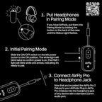Twelve South AirFly Pro | Bluetooth Wireless Transmitter/Receiver Adapter for 2 Headphones, Audio Sharing, Compatible with 3.5mm aux Jack for Airplanes, TV, Gym, Stereo, and Travel, Gold