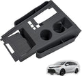 Central Control Gear Shift Panel Cover for Toyota Sienna 2025 2024 2023 2022 2021, Soft Silicone Console Pad with Built-in Cup Holder Insert