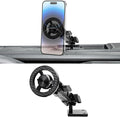 Magnetic Phone Mount Holder for 2024-2026 Jeep Wrangler JL 4XE Gladiator JT, for Magsafe iPhone 12-17 Series Accessories, 360° Adjustable, One-Hand, Off-Road Stable, No Darill Easy to Install