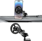 Magnetic Phone Mount Holder for 2024-2026 Jeep Wrangler JL 4XE Gladiator JT, for Magsafe iPhone 12-17 Series Accessories, 360° Adjustable, One-Hand, Off-Road Stable, No Darill Easy to Install