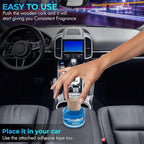 Tasotti Excellent Car Perfume Air Freshener, Luxury Car Air fresheners and Car Odor Eliminator, Long Lasting Scent Up to 75 Days (Ice Aqua)
