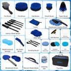 SHALL 28Pcs Car Detailing Kit, Car Detailing Brush Set, Car Wash Cleaning Kit, Professional are Kit Car Care Kit for Interior Exterior Wheels