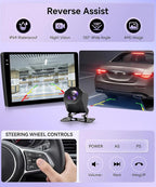 Rimoody 4G+64G Android 15 Car Stereo Radio for Toyota Corolla 2009-2013, Wireless Carplay Andorid auto Mirror Link 9'' INCELL Touchscreen GPS WiFi Bluetooth 5.0 FM/RDS EQ-32 SWC Backup Camera