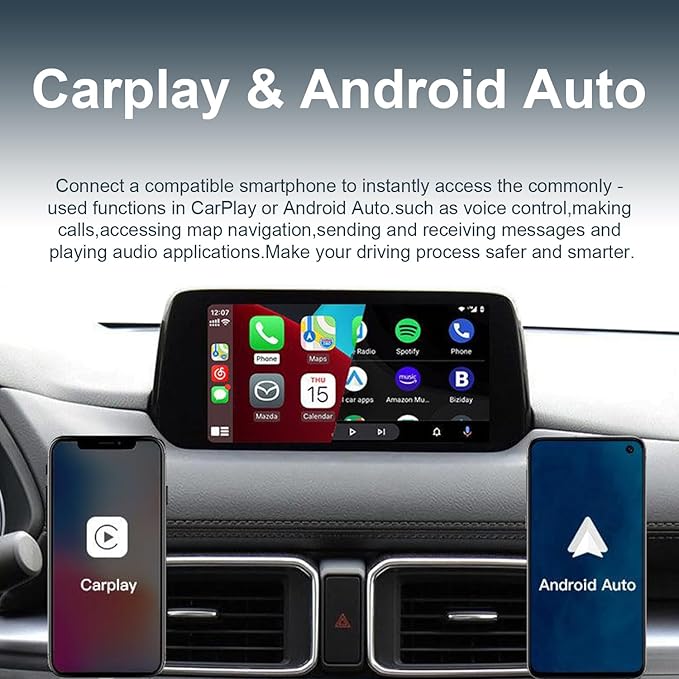 Mazda Wireless CarPlay Retrofit Kit | TK78-66-9U0C OEM USB Hub | Compatible with Mazda 2/3/6/CX-3/CX-5/CX-9/MX-5 (2014-2020) with MZD Connect (P3)