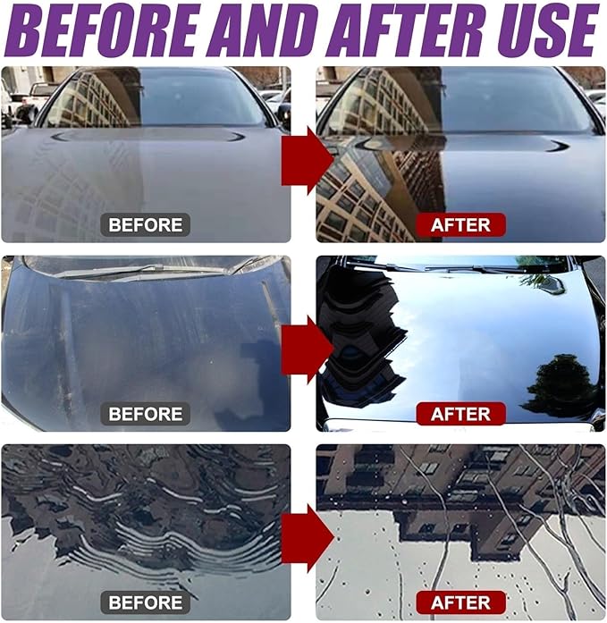 Nano Ceramic Coating Spray for Cars, Quick Car Paint Protection Spray, Hydrophobic Car Polish Sealant for High Gloss Shine, Ceramic Spray Coating for Auto Detailing with Sponge and Towel, 100ml