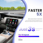 Wireless Android Auto Adapter for Android, Convert Wired to Wireless, Mini Size with Extension USB-C/Type-C, Stable Control & No Delay, Supports Car Original Control