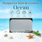 Car Air Freshener - Stone Air Freshener - Car Odor Eliminator - Long Lasting Scent - Car Scent - VISOR CLIP INCLUDED (Ocean)