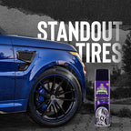 Untouchable TireShine Spray Spray 4PK – Long-Lasting Wet Tire Finish for Deep Gloss & Protection – Waterproof, No-Sling Formula, Easy Application Tire Shine & Cleaner (52 oz Total)