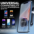 BESTRIX Phone Holder for Car, Magnetic Car Phone Mount | Dashboard Car Phone Holder Compatible with iPhone 15, 14,13,12,11Pro,Xr,XS Pro MAX Galaxy S24 23 22 21 20 Ultra Note S8 S9 S10 & All Smartphone
