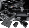 BIXUAN (3PCS 2026 RAV 4 Center Console Organizer Set for 2026 Toyota RAV 4 (6th Gen) Wireless Charging Silicone Mat, Wireless Charger Storage Drawer Box & Console Cup Holder 2026 RAV 4 Accessories
