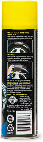 Stoner Car Care 91044-2PK Original More Shine Tire Shine Spray – Tire Dressing Restores Deep Matte Black Finish with Long-Lasting Rain-Resistant Protection, Dry-to-Touch – 12 oz (Pack of 2)
