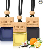 Aeshory Car Air Freshener Hanging - 3-Pack, Hotel Collection Car fresheners long lasting, Inspired by Ritz-C Hotels, Baccarat, W Hotels.Car Air Freshener for Women and Men,0.27 FL OZ/8ML