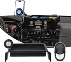 Karltys Upgraded 360° Rotation Magnetic Phone Holder Organizer for Nissan Pathfinder 2022 2023 2024 2025(Not for 2026) Accessories, Screen Organizer & Magnetic Phone Mount for 9-Inch Screen