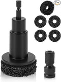 Brake Rotor Resurfacing Tool Kit, Wheel Hub Rust Removal Tool for Cars & Trucks, Wheel Stud Cleaner Fits 1/2" Impact Wrenches & Drills with 5 Abrasive Pads