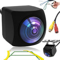 Ultra-Clear 1080P AHD Backup Camera - 170° Wide Angle Rear View Camera with Super Night Vision, IP69K Waterproof, 6-Layer Glass Lens, Universal Parking Camera for 12V Cars, Trucks, SUVs, RVs