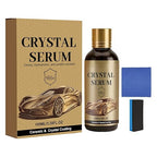 Crystal Serum Ceramic Coating Kit for Cars, 9H Graphene Nano Coating, High Gloss Shine & Hydrophobic Protection, Scratch-Resistant Paint Coating, Quick & Easy DIY Application (1set)