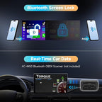 Magic AI CarPlay Box - Wireless CarPlay Adapter with Dual-WiFi Stability, Built-in Android Multimedia System, Enjoy Video & Music Apps, Navigation, AI Voice, Plug & Play for Factory Wired CarPlay