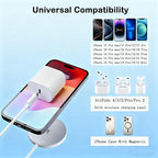 Magnetic Wireless Charger,[Apple MFi Certified]iPhone Charger Apple Mag-Safe Charger with 15W 3.3FT iPhone Fast Magnetic Charging Pad for iPhone 17 Pro Max/17 Air/16 Pro/16/15 Pro Max/14/13/12/AirPods