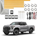 Acrylic Car Ambient Lighting Kit, for Toyota Tundra2022,2023,2024,2025,2026 Models, 20 in One LED Interior Car Lights, Synchronized with Music, Controlled By APP