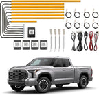 Acrylic Car Ambient Lighting Kit, for Toyota Tundra2022,2023,2024,2025,2026 Models, 20 in One LED Interior Car Lights, Synchronized with Music, Controlled By APP