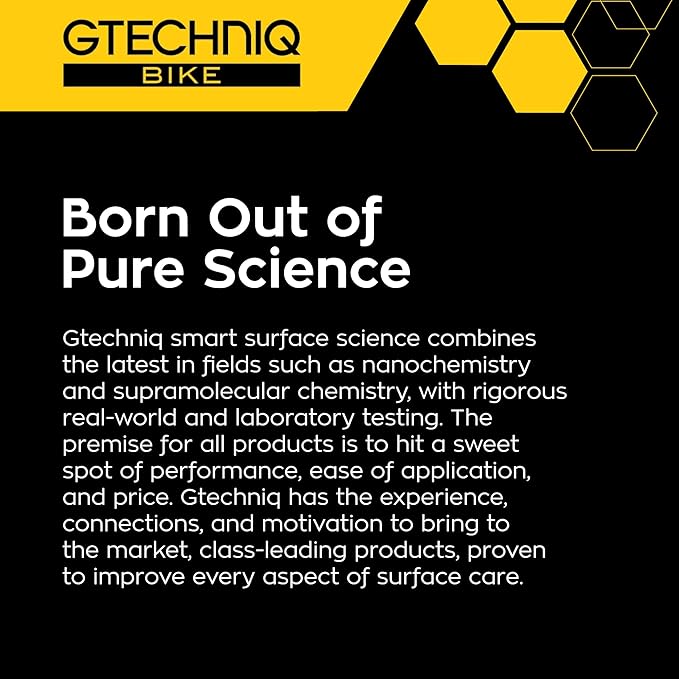 Gtechniq Bike Microfiber Wash Mitt | Ultra Low-Friction Glide, Inner Foam Core Holds High Volume of Wash Suds, Polyester Fibers Capture and Release Contaminants, Minimizes Swirls, Durable