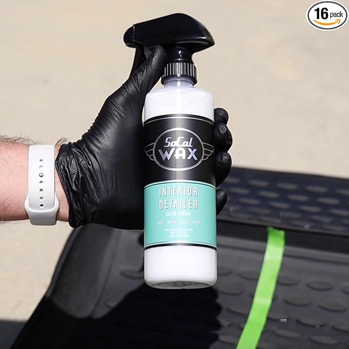 Interior Detailer - Matte Satin Finish Car Interior Cleaner and Protectant for Plastic, Rubber, and Vinyl - Car Detailing Products, Cleaning Supplies and Auto Care Accessories