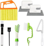 Openfly Venetian Blind Cleaner Duster Tool, Hand-held Window Shutters Duster, Window Blind Cleaning Tool, Groove Gap Cleaning Brush for Blind, Air Conditioner, Car Vents, Fan, Door Window Track- 8Pack