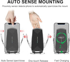 Car Phone Mount,Auto-Clamping Smart Sensor 10W Qi Fast Charging Car Front Windshield Dashboard Air Vent Phone Holder Compatible with iPhone12/12 pro max/Samsung S20/note 20 All 4.7-6.7 Inch Smartphone