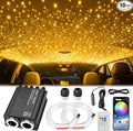 Twinkle Headliner Star Light, 16W 1200Pcs*1200pcs*0.03in*118in Ceiling Fiber Optic Lights APP/Remote Control Sound Activated Mode RGBW for Car Home Star Ceiling Decoration