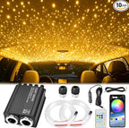 Twinkle Headliner Star Light, 16W 1200Pcs*1200pcs*0.03in*118in Ceiling Fiber Optic Lights APP/Remote Control Sound Activated Mode RGBW for Car Home Star Ceiling Decoration