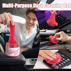 ASFSKY Car Cleaning Gel (Pink,Sakura) Cleaning Putty Universal Dust Cleaning Car Interior Cleaner Keyboard Dust Remover Car Slime Gifts for Men Women girl（1 pack）
