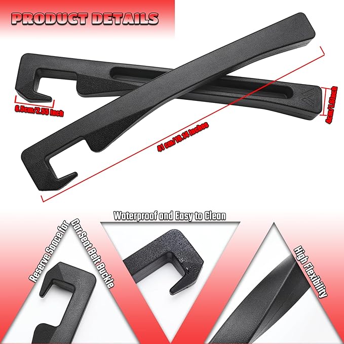 H-on-d-a Accord Seat Gap Filler, Car Seat Gap Filler Organizer Stop Things from Dropping Customized Interior Accessories for H-o-n-da, Black Pack of 2