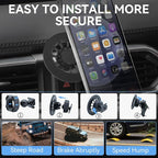 BEHAVE Magnetic Phone Holder for Mazda CX5 2024-2017,360°Adjustable Car Phone Mount fit for Magsafe iPhone,Compatible for iPhone,Android Smartphones