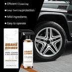 Powerful Wheel and Tire Cleaner Spray, Brake Bomber 3.0 Dust Remover Wheel Cleaner, Car Tire Shine Spray & Rim Cleaner, All Purpose Heavy Duty Cleaning for Painted Wheels Chrome (2PCS)