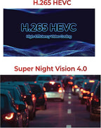 THINKWARE U3000 PRO 2CH 4K HDR Dual Dash Cam Front and Rear - 4K+2K STARVIS 2, Super Night Vision 4.0, Radar Parking Mode, Thermal Protection, 5GHz Wi-Fi and GPS - 64GB MicroSD & OBD Cable Incl