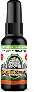 BluntPower (Sweet Pineapple, 1 Pack) Concentrated Air Freshener for Room and Car Spray - Oil-Based Diffuser Spray Bottle - Long-Lasting Bathroom Spray, Car Freshener, & Odor Eliminator Spray