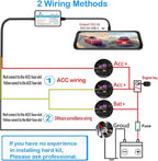 DUOYOUNG Dash Cam Hardwire Kit (12V-24V to 5V), USB C Hardwire Kit for Dash Camera with Acc Functionality, Add a Circuit Fuses, 24h Parking Monitor and Low Voltage Protection (11.5FT)