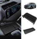 Muslogy Center Console Front Organizer & Dash Storage Box Insert Tray Behind Screen Compatible with Mazda CX5 CX-5 Accessories 2022-2025 Sunglasses Coin Holder(Console Front Tray&Dash Organizer)