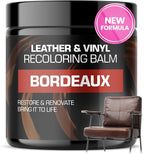 FORTIVO Leather Recoloring Balm, Color Restorer, Scratch Remover, Couch Paint and Repair, Leather Balm for Couches