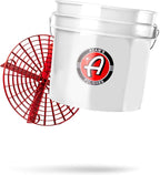 Adam's Polishes Wash Bucket (3.5 Gallon Bucket + Grit Guard) - Car Detailing Tool for Car Washing & Garage Storage | Stores Car Wash Soap, Foam Cannon, Foam Gun, Microfiber Towels & More