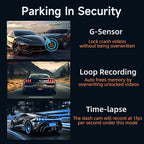 Dash Cam Front and Rear, Ecomoment 4K+1080P Dual Dash Camera for Cars, Built-in WiFi GPS Dashboard Camera, 2.4" IPS Screen Dashcam, 170° Wide, Night Vision, WDR, G-Sensor, 32GB SD Card Included