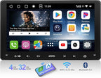 S8 Gen2 9inch 4G+32G Android Double Din Car Stereo, Built-in 4G, Wireless CarPlay & Android Auto, Dual Bluetooth, ChatGPT AI, GPS Tracking, VSV(Virtual Surround-View) Parking, S8G2094MS