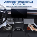 Starlight Floor Mats for Car, LED Fiber Optic Mats with App Control, Universal Fit - Waterproof Washable, Full Set Shiny Starry Sky Non-Slip Car Mat - USB Cable
