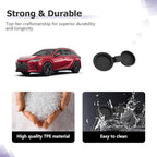 LUWU 2025 2026 RX350 Center Console Cup Holder Compatible with 2024 2025 2026 Lexus RX350/RX450/RX500 Accessories Premium Silicone Cup Holder Mat Spill-Proof, Easy Install & Clean, Black